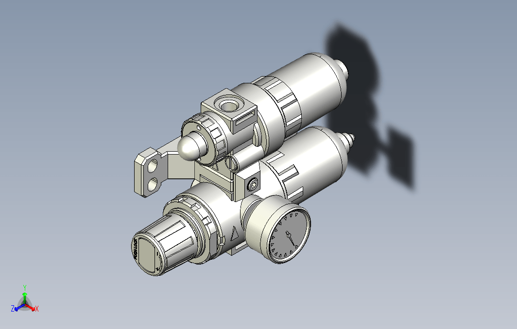 气源处理元件三点式组合3D-AFC-150-A系列