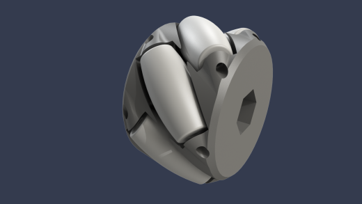 麦克纳姆轮 adjustable mecanum wheel