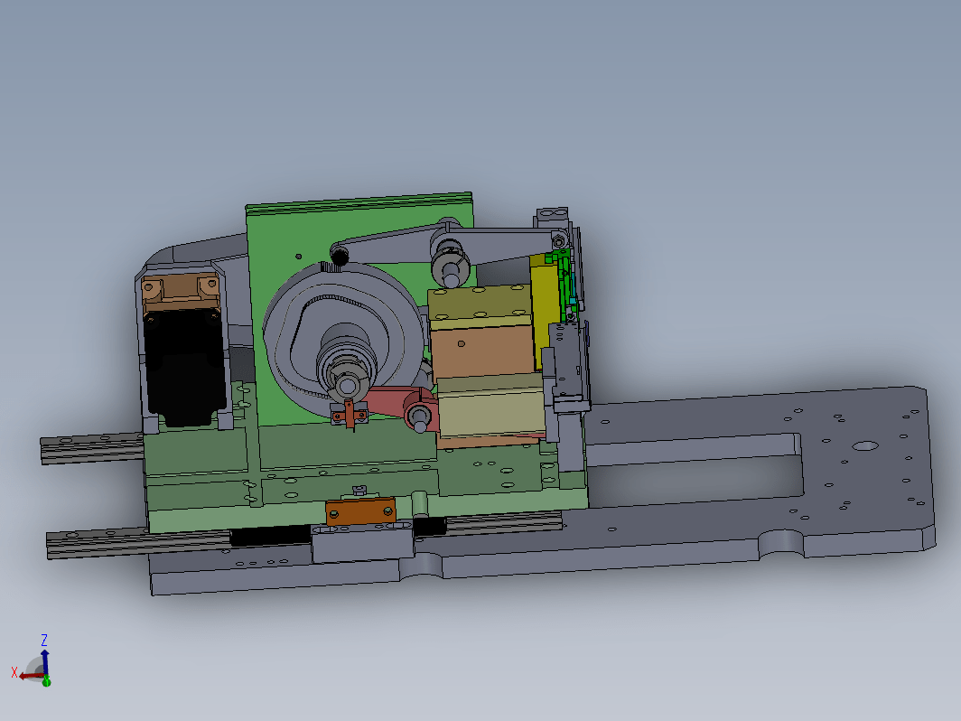 T130 凸轮插装机工装 带动画