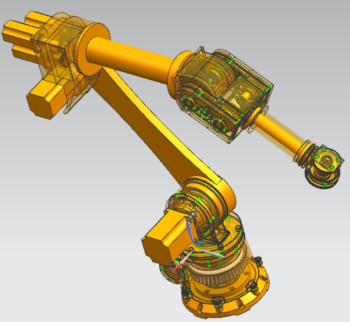 六自由度机械臂_内含具体传动结构三维UG8.0带参