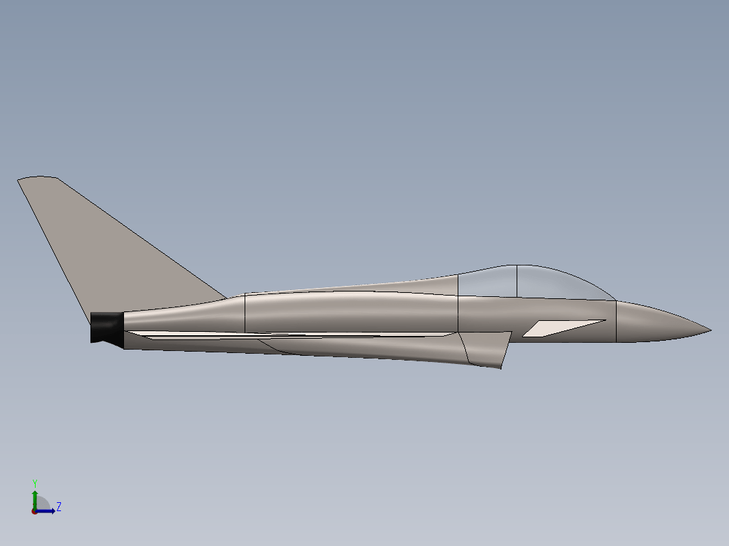 EF-2000欧洲战斗机简易曲面