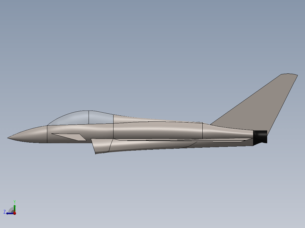 EF-2000欧洲战斗机简易曲面