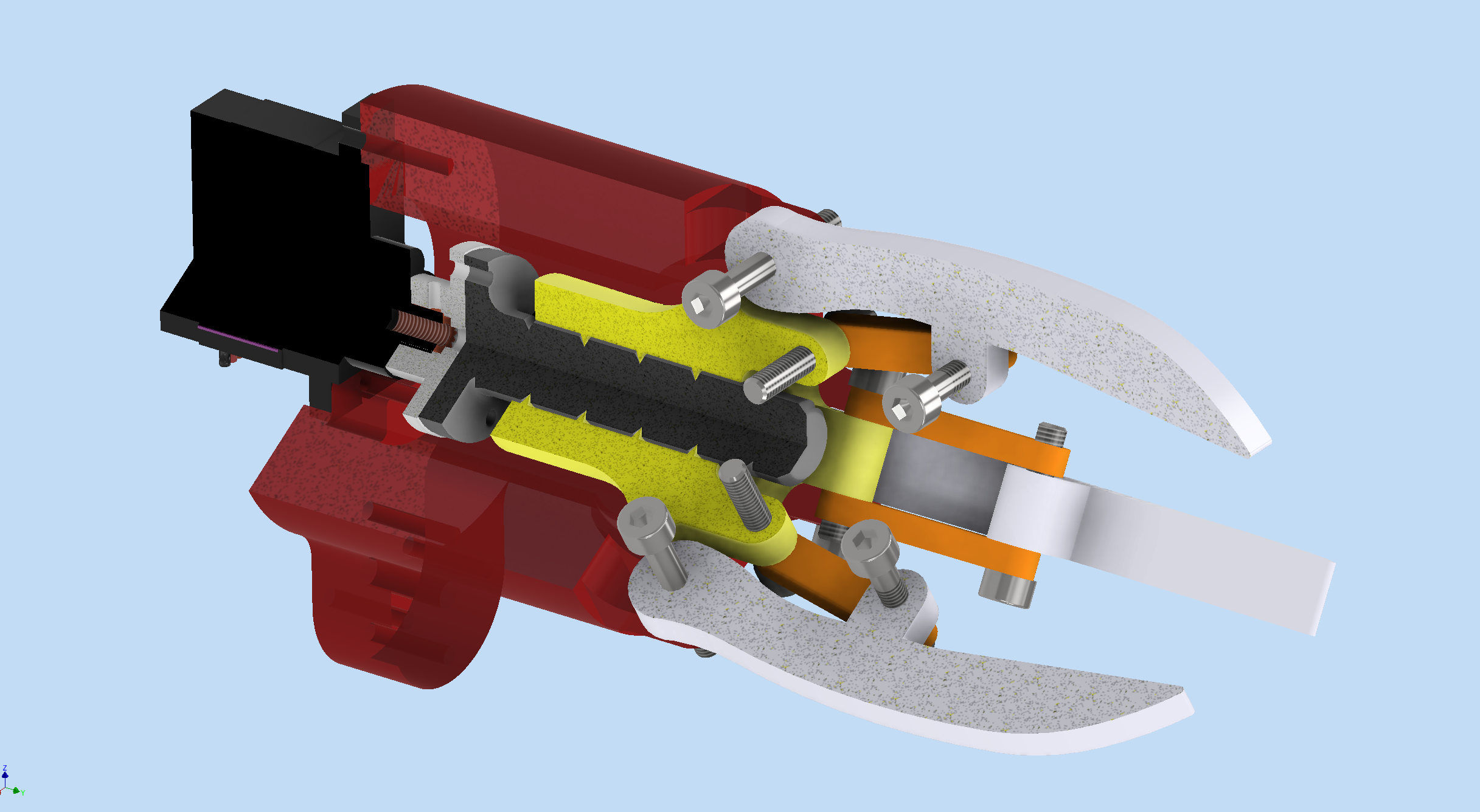 Compact 3-jaw gripper紧凑型三爪夹持器