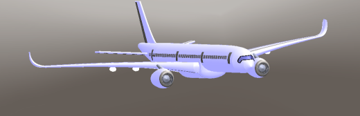 A350-2000飞机简易模型缩略图