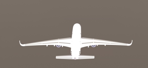 A350-2000飞机简易模型缩略图