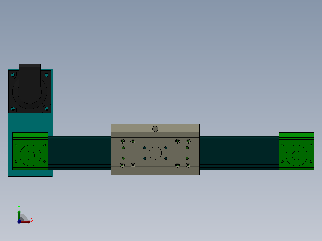 不锈钢滑轨滑台模组DC64-TB-MG-P（100-6000mm）