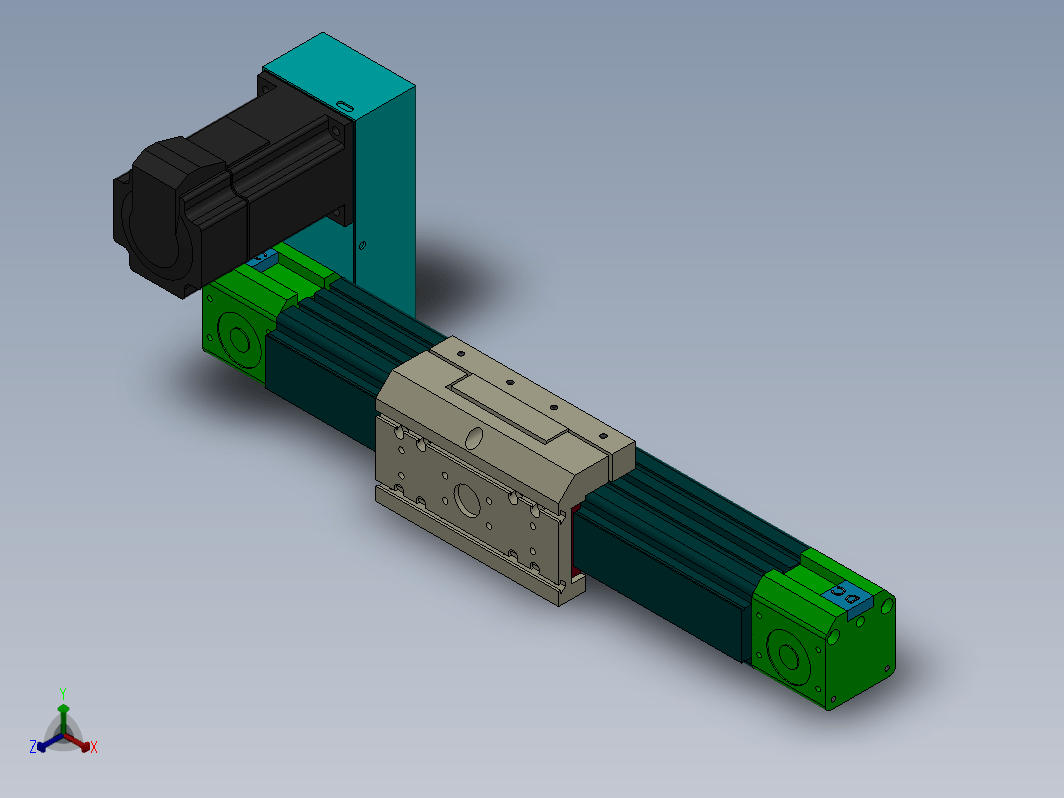 不锈钢滑轨滑台模组DC64-TB-MG-P（100-6000mm）