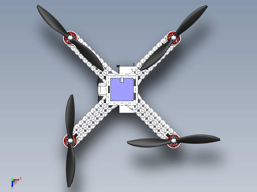 自制作四轴飞行器框架