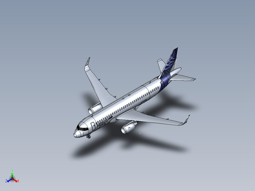 1086空中客车客机CATIAV5R21设计