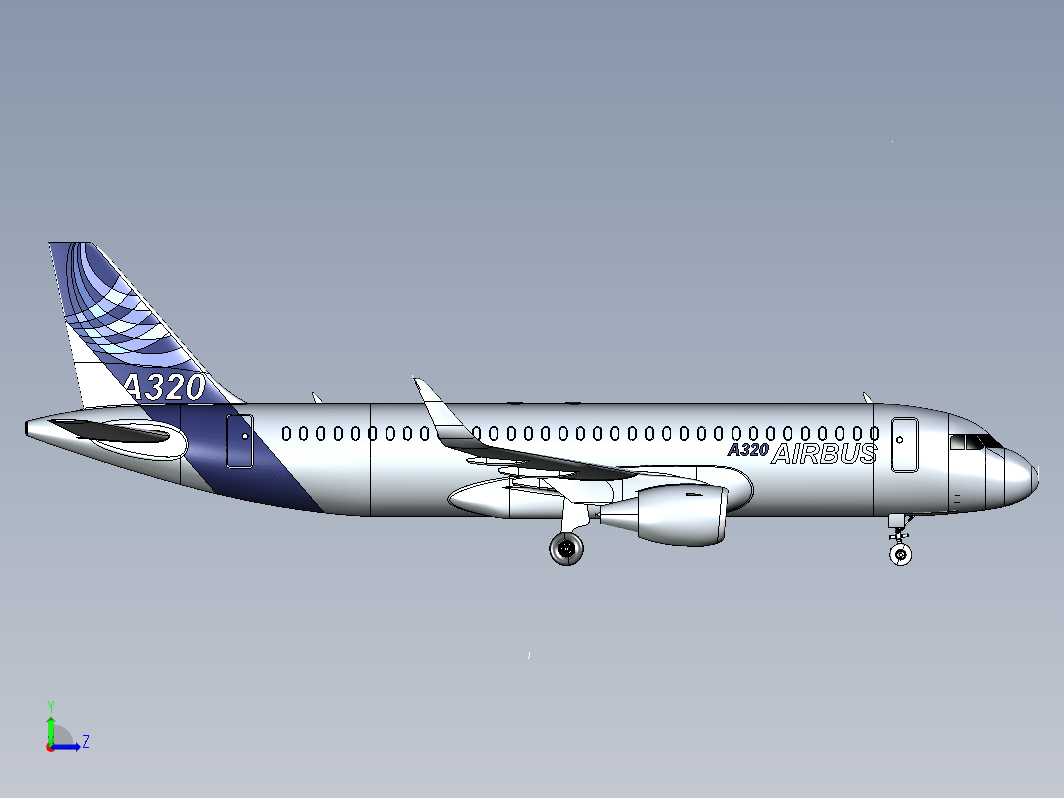 1086空中客车客机CATIAV5R21设计