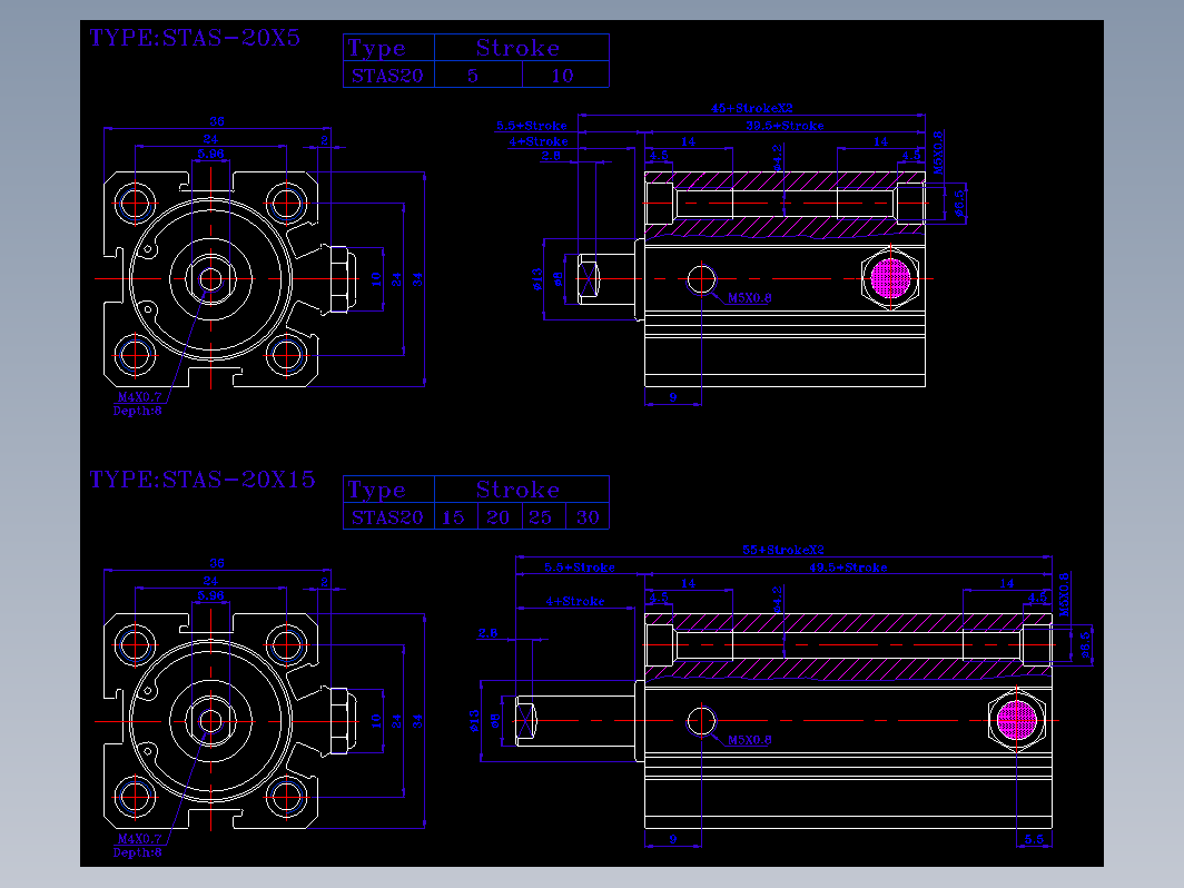 SDA气缸 83-STA-20-SN