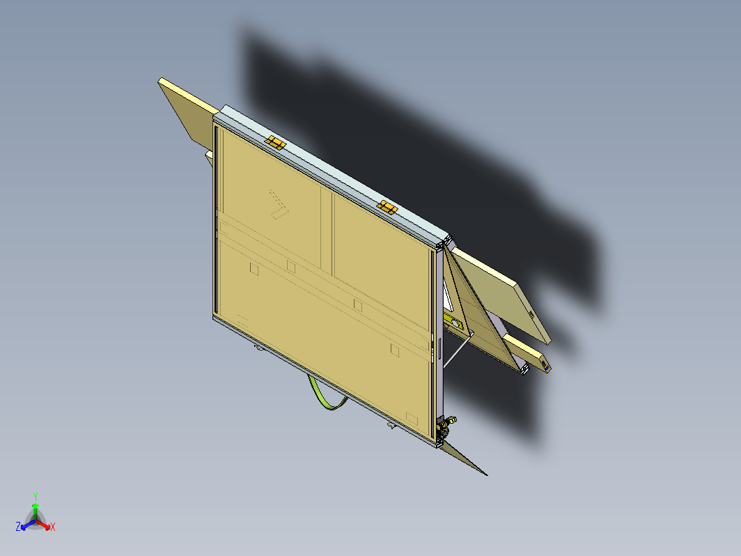 多功能可折叠画图板（3D+CAD+说明书）