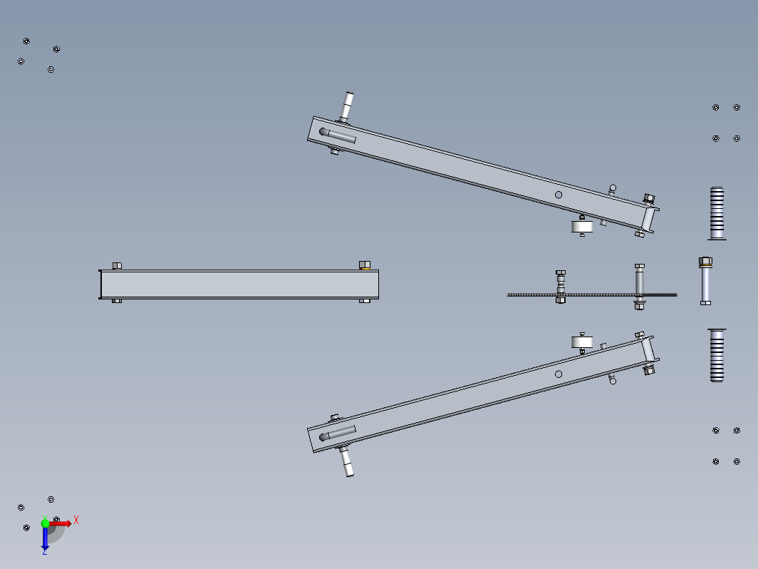 折叠移动单臂起重机的设计三维SW2017带参+CAD+说明书