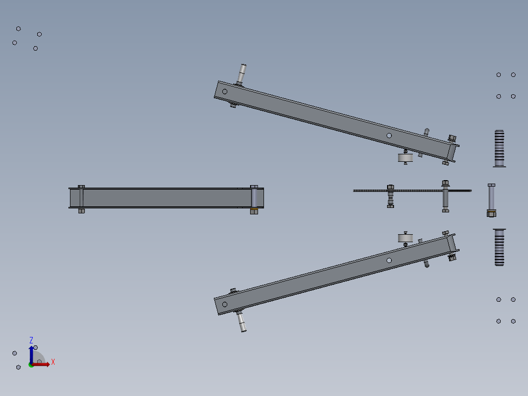 折叠移动单臂起重机的设计三维SW2017带参+CAD+说明书