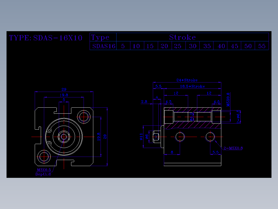 SDA气缸 83-SDA-16-SN