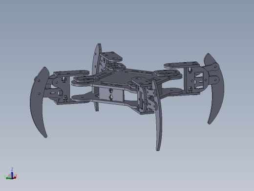 Spider_Bot v1四足行走机构缩略图