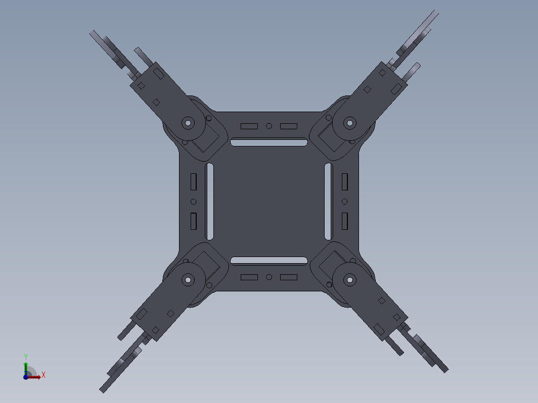 Spider_Bot v1四足行走机构