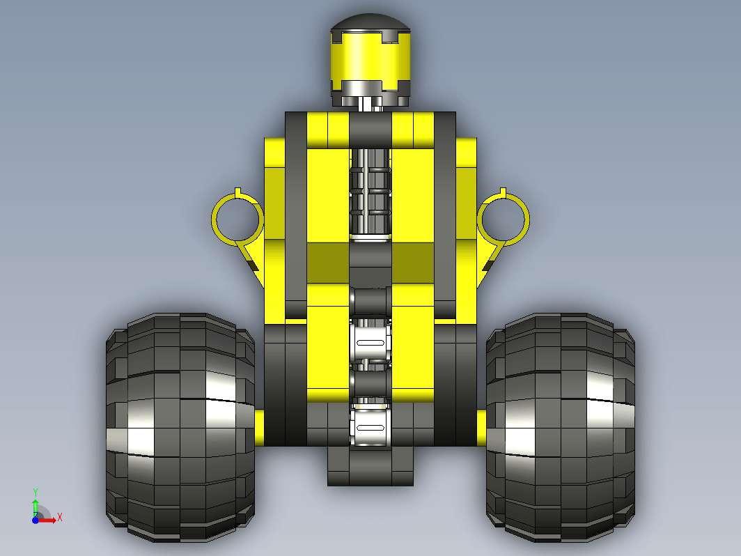 乐高Lego Technic-8451翻斗车