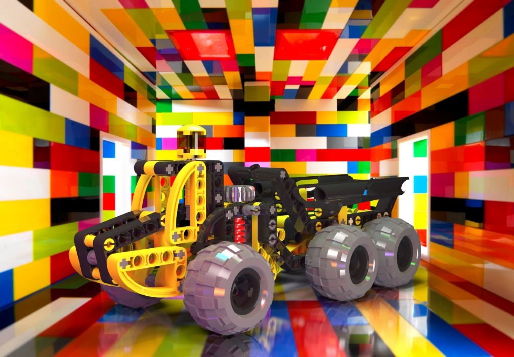 乐高Lego Technic-8451翻斗车