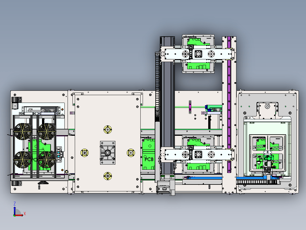 量产全自动组装设备（自动取载具）