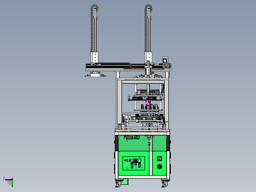 量产全自动组装设备（自动取载具）