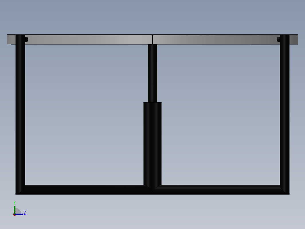 Solidworks 中的可折叠桌子