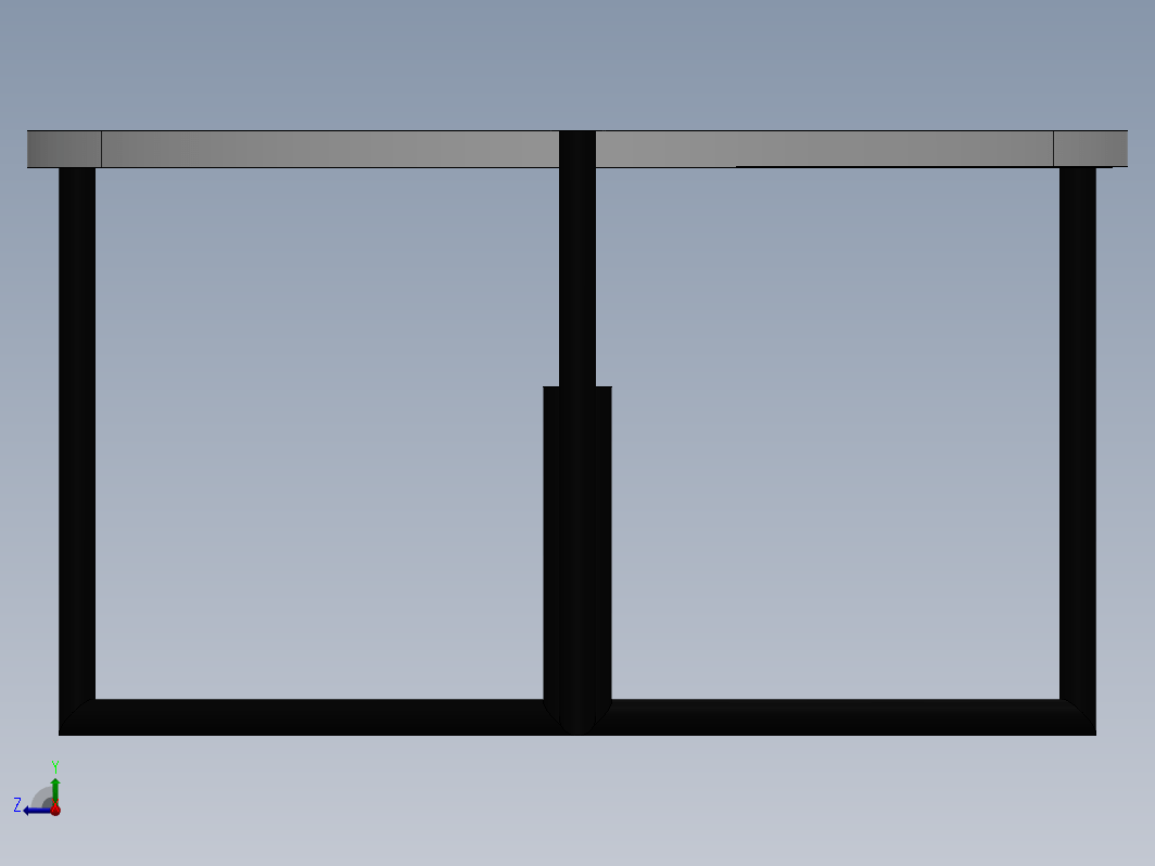 Solidworks 中的可折叠桌子