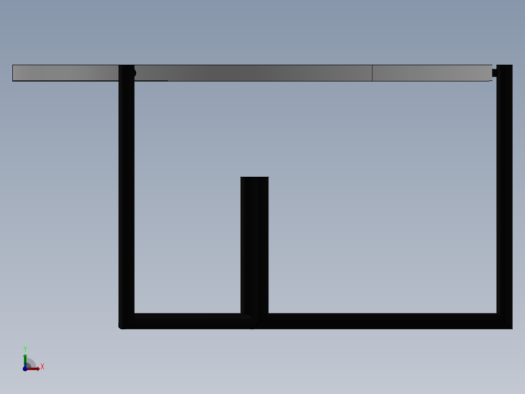 Solidworks 中的可折叠桌子