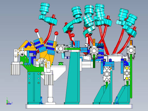 汽车零部件焊接工装，含焊枪模拟缩略图
