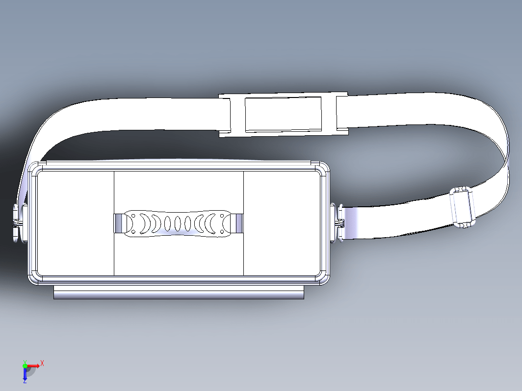 包包 单挎包sw三维图