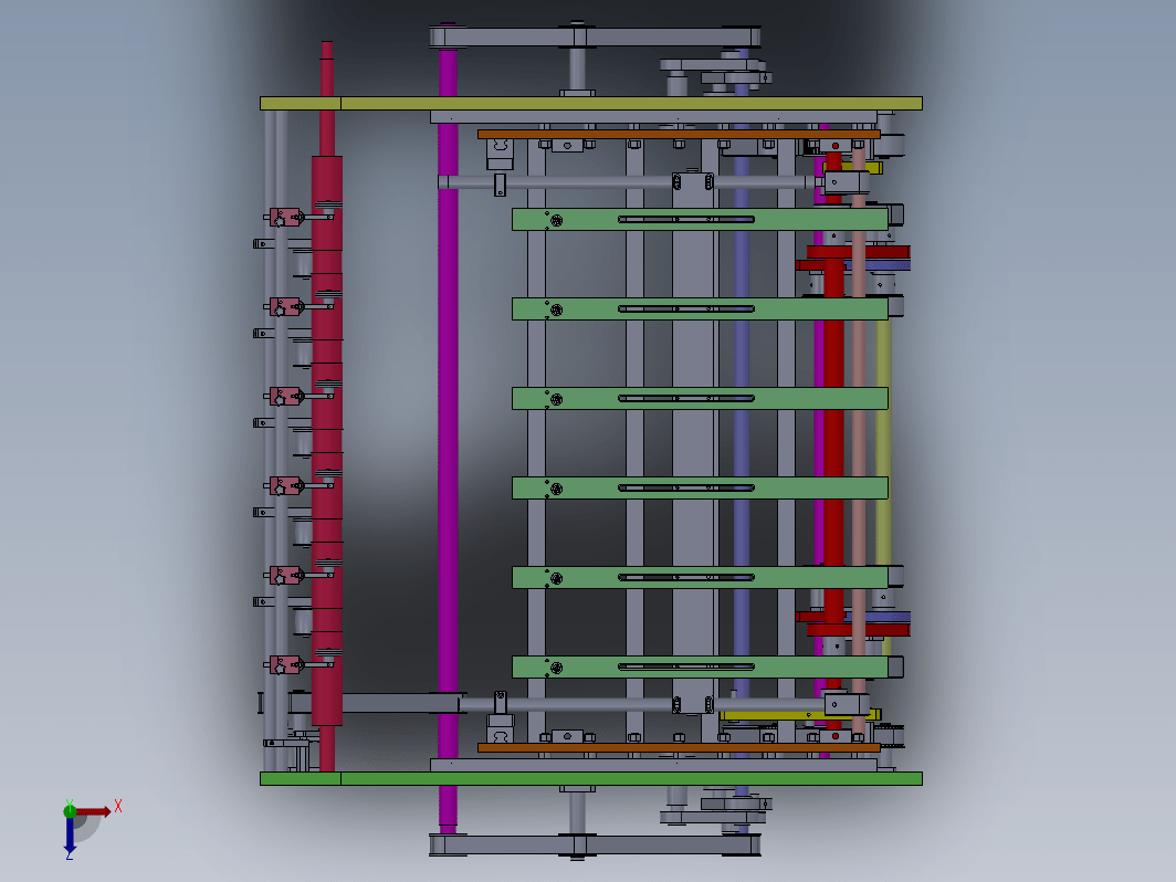 印刷接纸结构设计三维SW+CAD+说明书