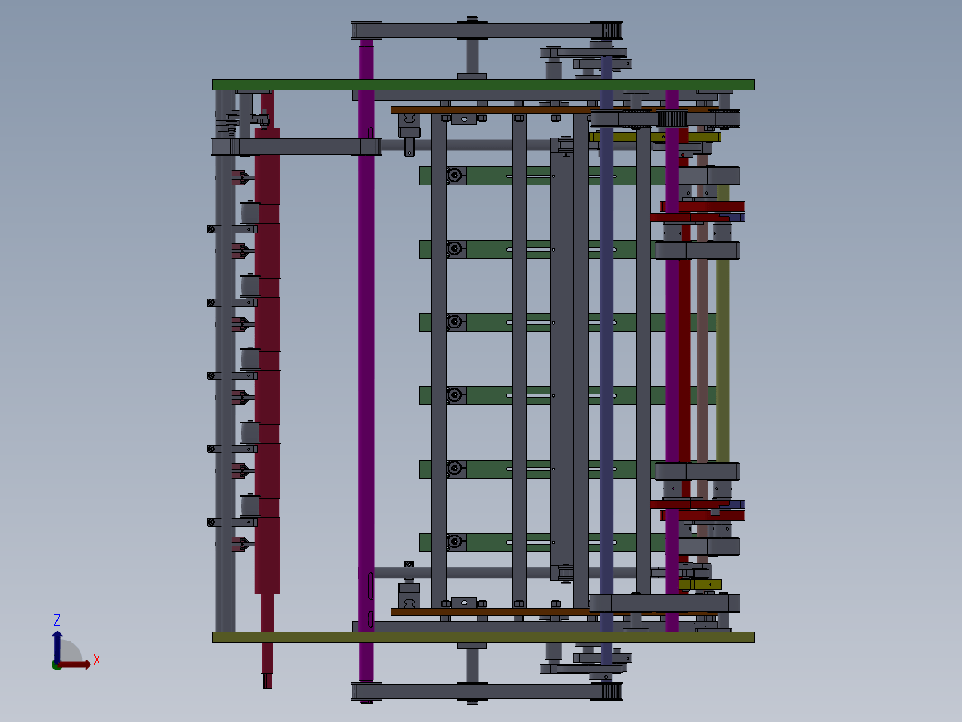 印刷接纸结构设计三维SW+CAD+说明书