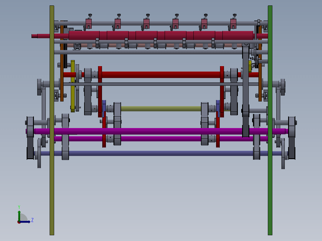 印刷接纸结构设计三维SW+CAD+说明书