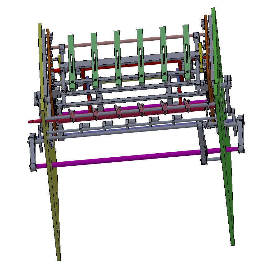 印刷接纸结构设计三维SW+CAD+说明书