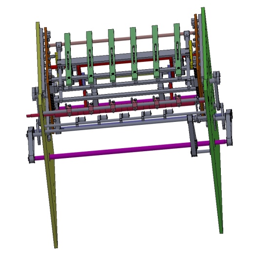 印刷接纸结构设计三维SW+CAD+说明书缩略图