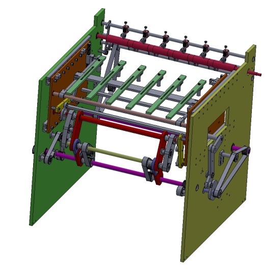 印刷接纸结构设计三维SW+CAD+说明书缩略图