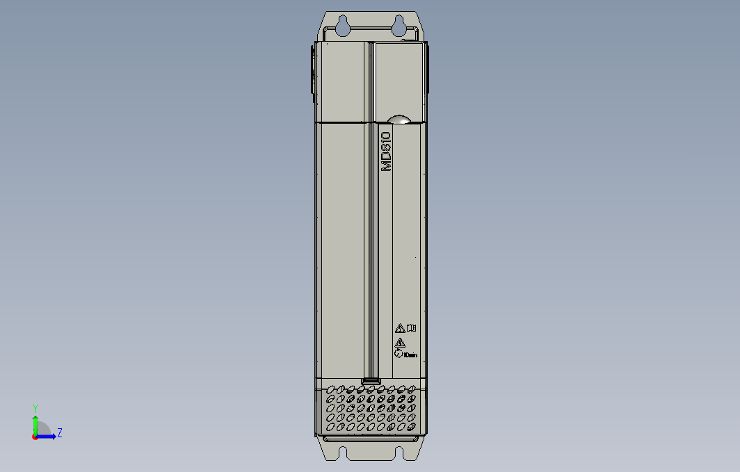 高性能多机传动驱动器STEP_B00(MD810-20M4T45G010+整机外形图)