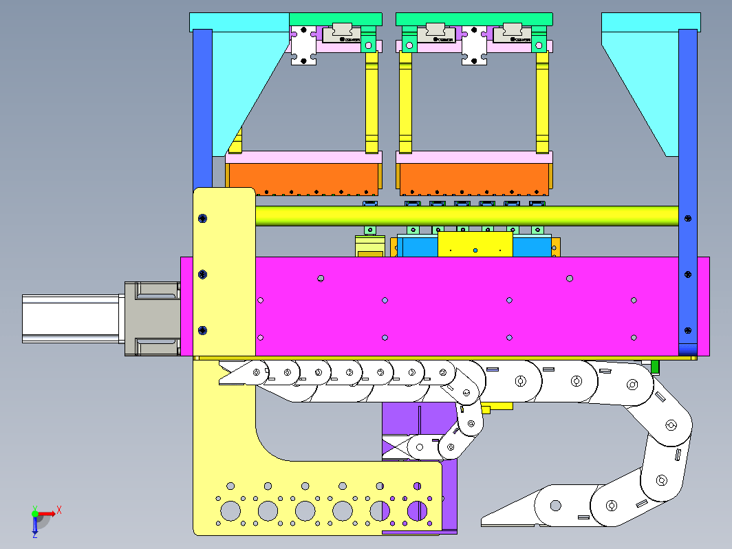 NG排出和补料搬运模组