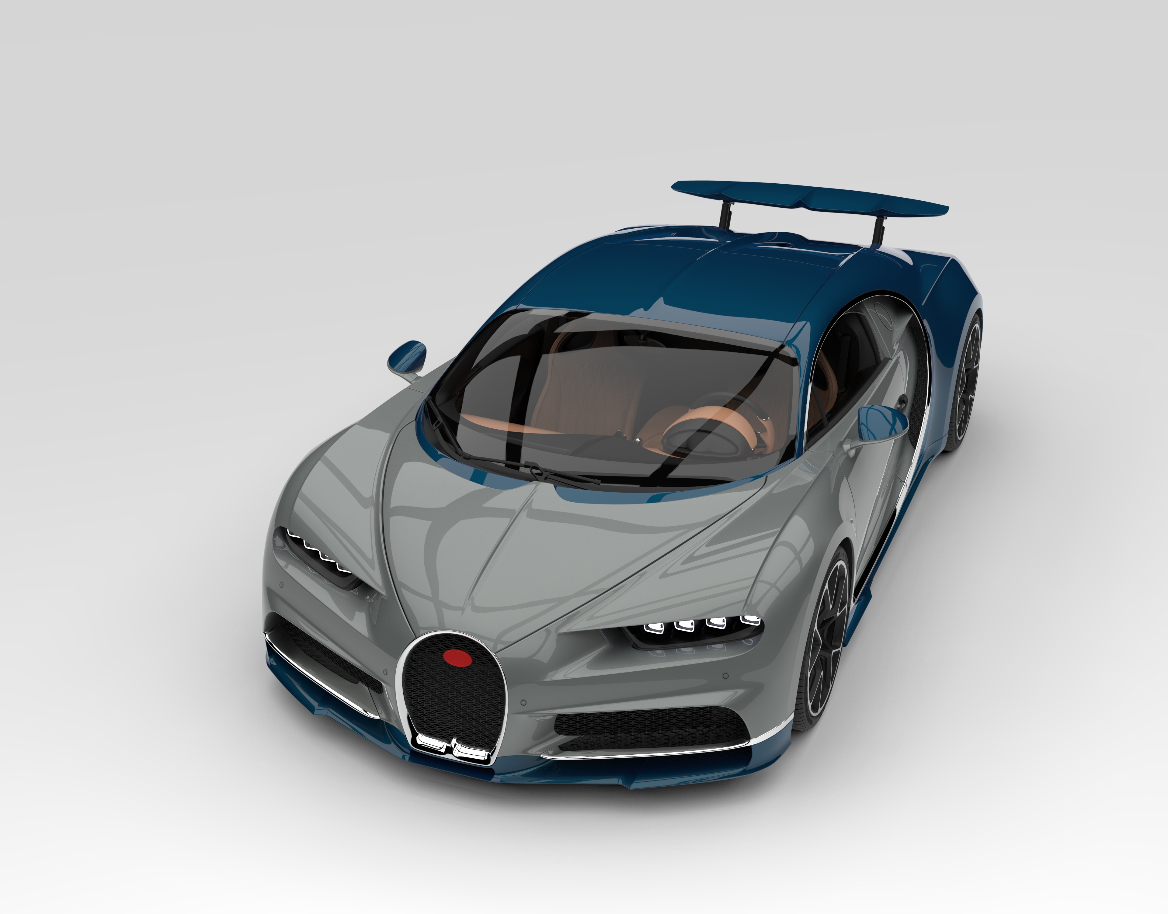 bugatti chiron 2016跑车造型