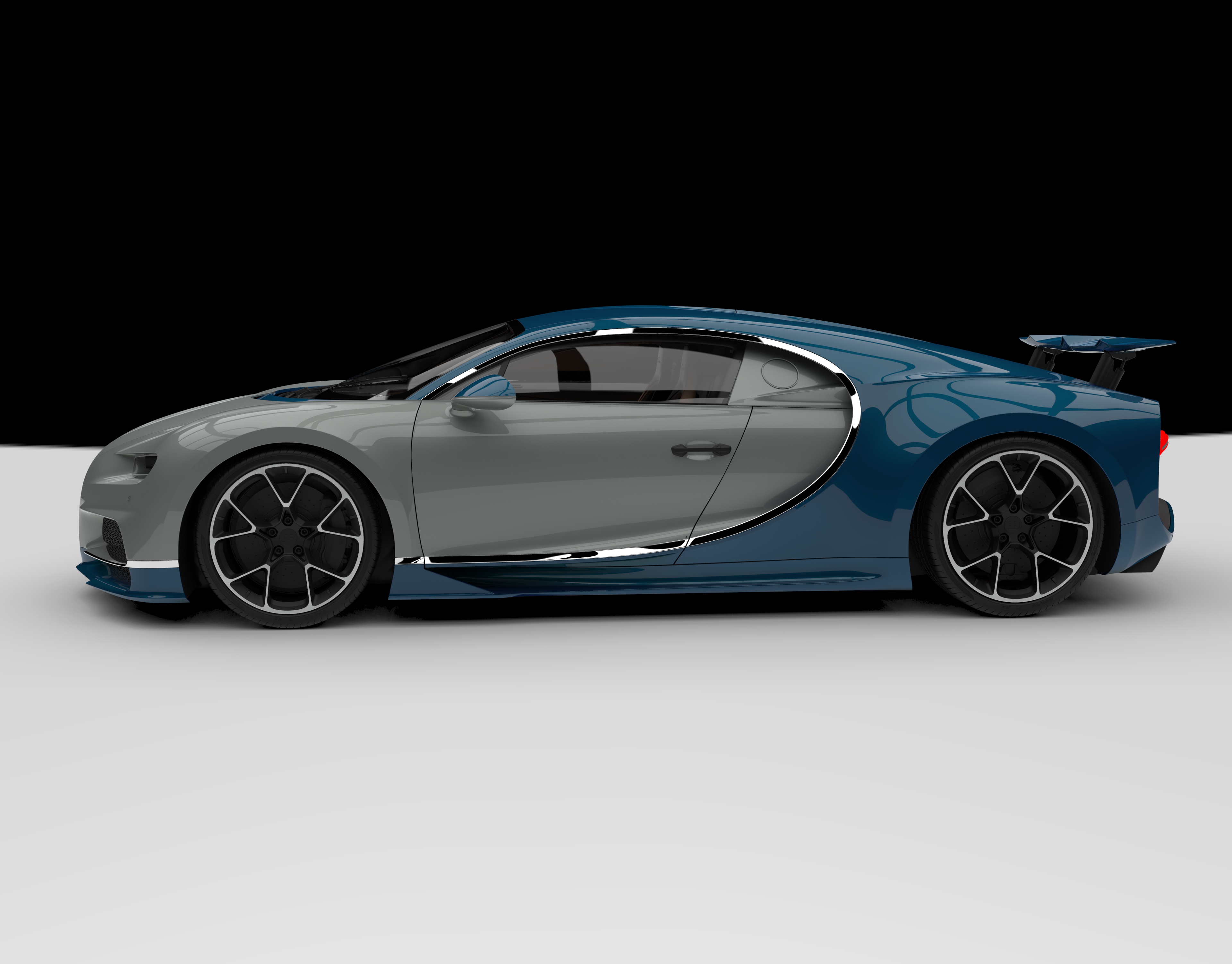 bugatti chiron 2016跑车造型