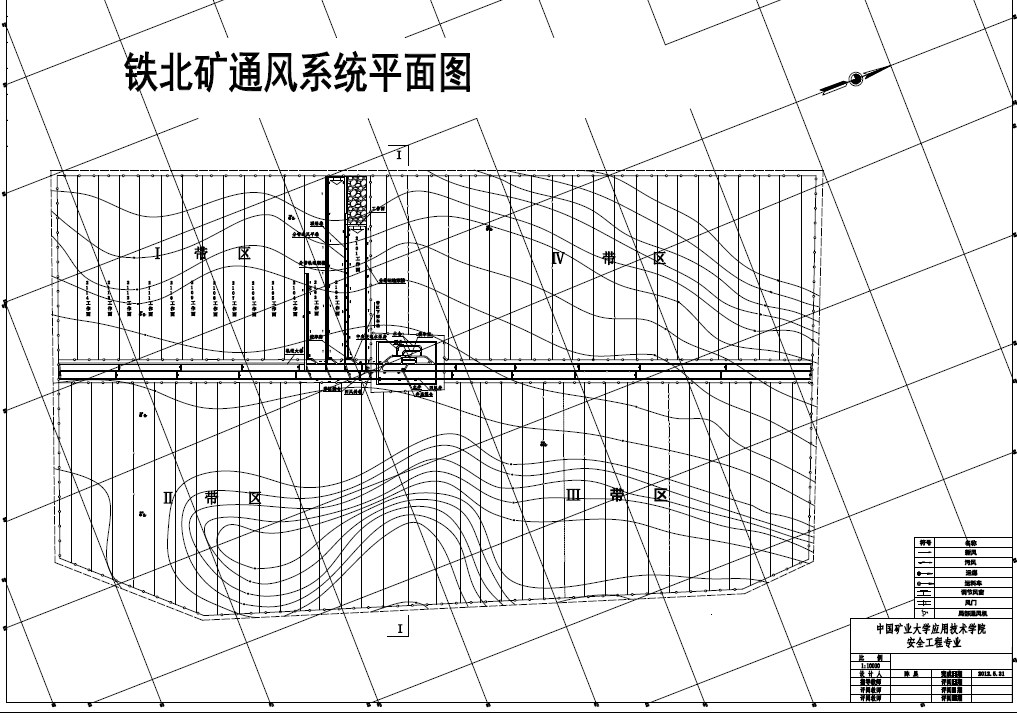 铁北煤矿 1.8 Mta新井通风安全设计+CAD+说明书