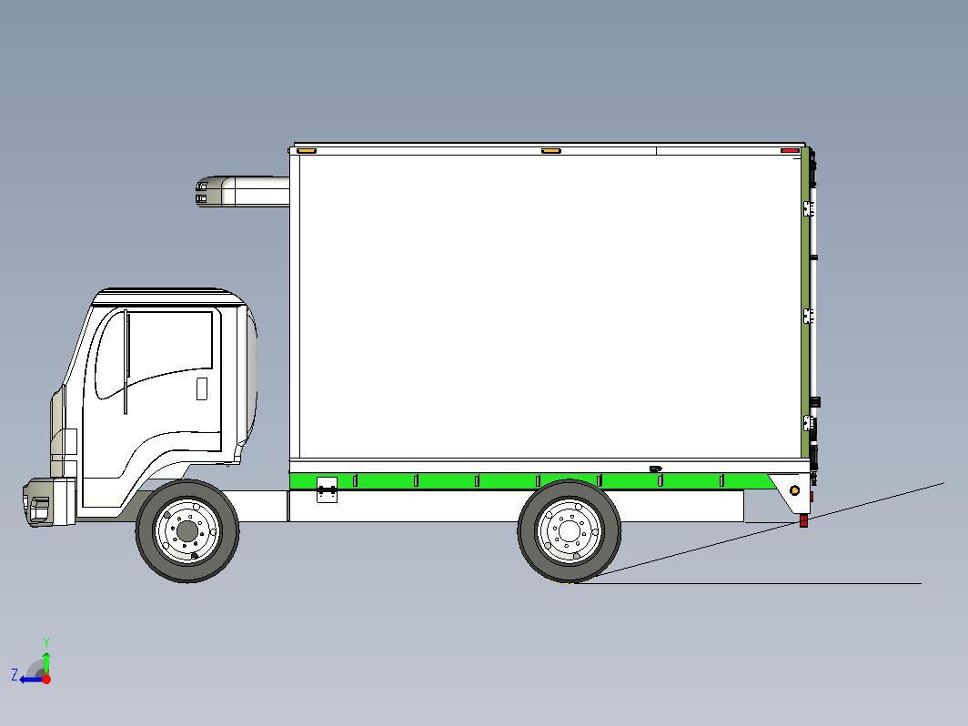 冷藏车货车 IZUZU elf 200