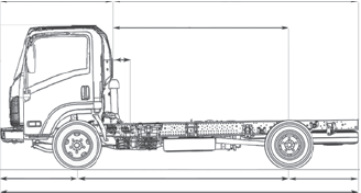 冷藏车货车 IZUZU elf 200