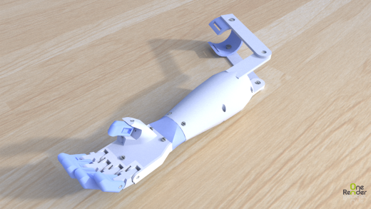 arm prosthesis机械手臂假肢结构缩略图