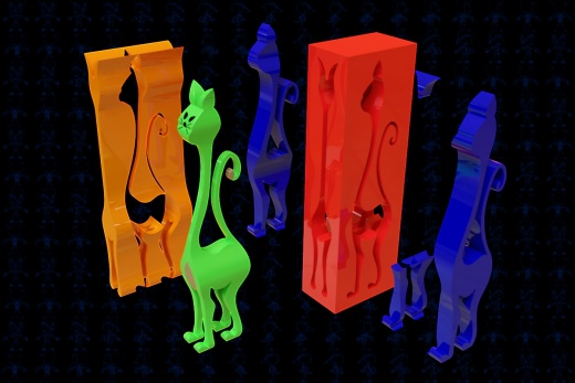 ScrollSaw Cat拼装猫玩具魔盒缩略图