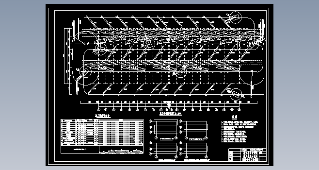 单层工业厂房结构安装施工图108x42米CAD+说明书