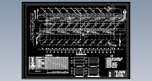 单层工业厂房结构安装施工图108x42米CAD+说明书缩略图