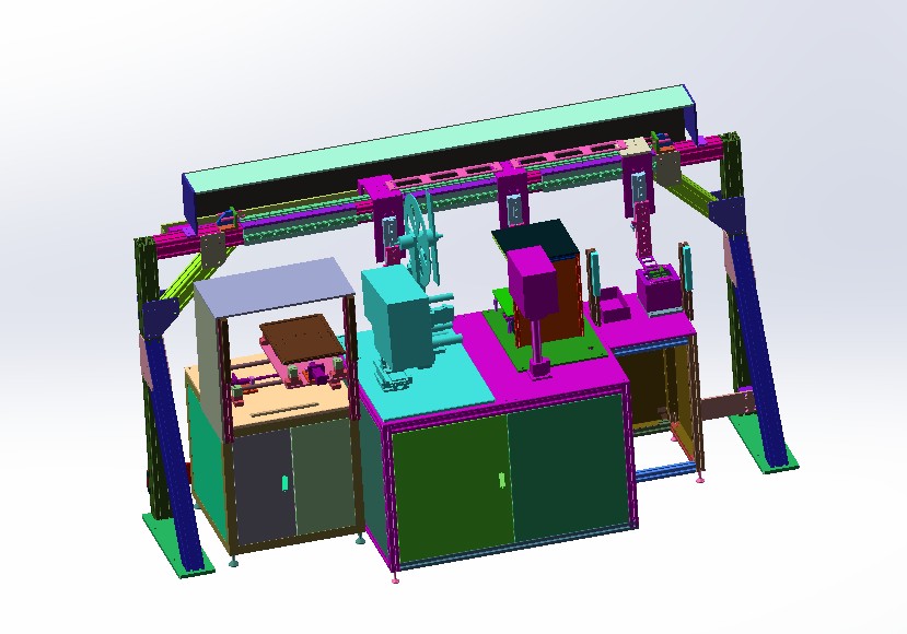 手机后盖自动检测-除静电、贴膜机3D