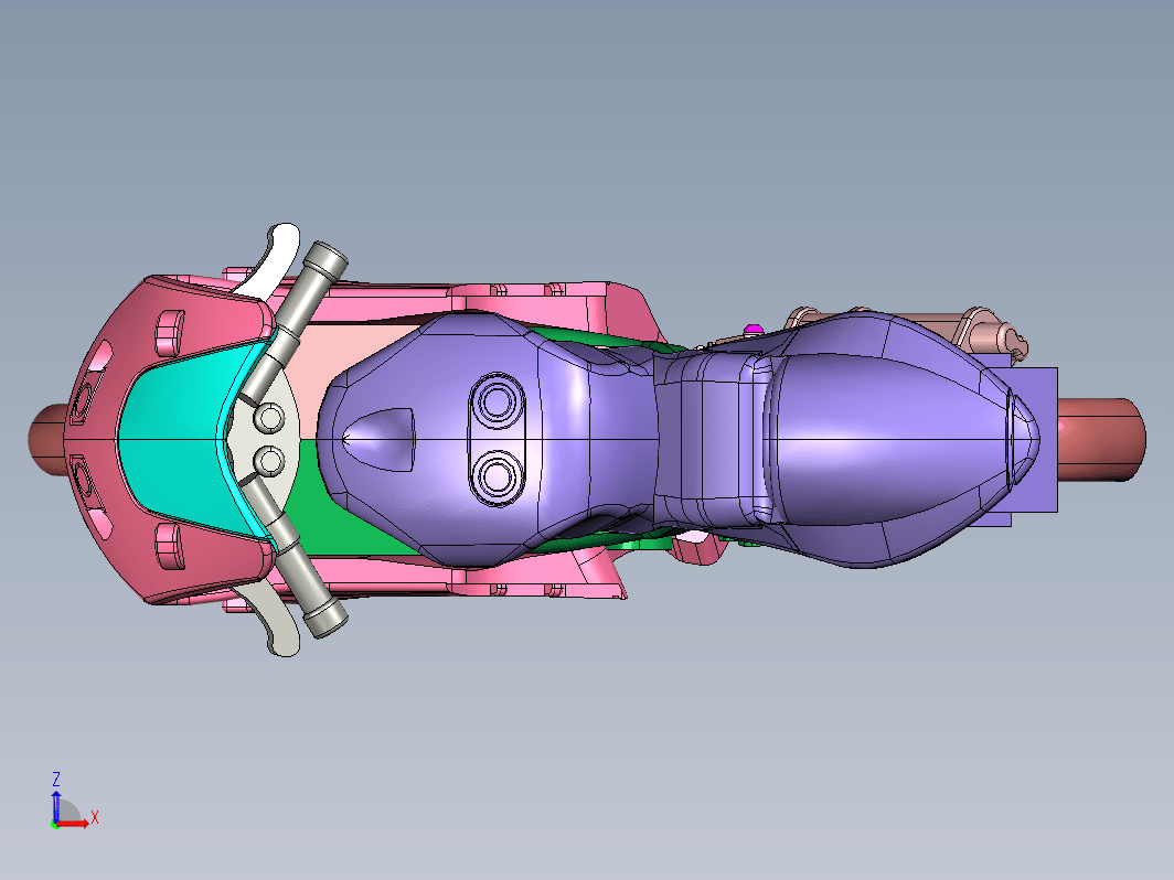 摩托车 3D模型