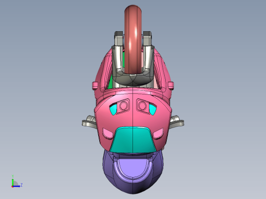 摩托车 3D模型缩略图